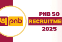 PNB Specialist Officer (SO) Recruitment 2025: Complete Details PNB Specialist Officer (SO) Recruitment 2025: