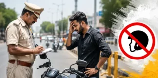 शाहजहांपुर में बड़ा फैसला: बिना हेलमेट पकड़े गए तो मौके पर ही देना होगा चालान, तभी छूटेगी गाड़ी
