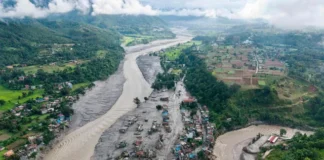 सूखे तिनकों की तरह बहे गांव और सड़कें, हवाई सर्वे में दिखी नेपाल की तबाही की खौफनाक तस्वीरें
