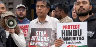बांग्लादेश में अल्पसंख्यकों की हत्या पर भड़का आक्रोश, अमेरिका और ब्रिटेन की सड़कों पर उतरे प्रवासी हिंदू