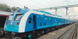 Emitting only water vapour, India’s 2,400-kW hydrogen train is the world’s most powerful; within days of launch it travels 6,00 km and reduces carbon dioxide emissions by 36,444 kg