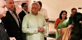 न्यूयार्क में इस्कॉन मंदिर गए भागवत, मैडिसन स्क्वायर पर कार्यक्रम आज