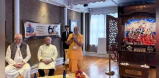 Mohan Bhagwat: RSS chief Mohan Bhagwat visits Iskcon’s birthplace in New York, joins food distribution drive | India News