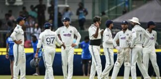 Sri Lanka 265/8 in 83.4 Overs