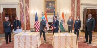 राजनाथ सिंह ने सिंगापुर के रक्षा मंत्री से की द्विपक्षीय वार्ता राजनाथ सिंह